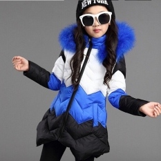 Anak Gadis Baru Musim Dingin Mantel Padded Coat Thicker Anak Besar Virgin Cotton Bagian Panjang Korea Jaket