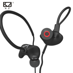 Knowledge Zenith Running Sport Earphones with Microphone - KZ-ZS3 - Black