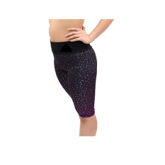Larisashop Surabaya - Yoga Legging 7/8 Celana Capri 3/4 Sport Sport Legging Premium Quality - Glitter Black