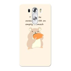 PC Plastik Gluttonous Hamster Case untuk LG G3 Peach