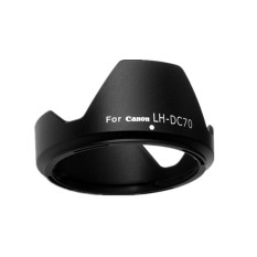 LH-DC70 Tulip Lens Hood untuk Canon PowerShot G1 X G1X Full HD DC (Hitam)