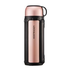 Lock & Lock Termos Vacuum Giant Hot And Cool Tahan Panas Dingin 1800Ml Pink Gold