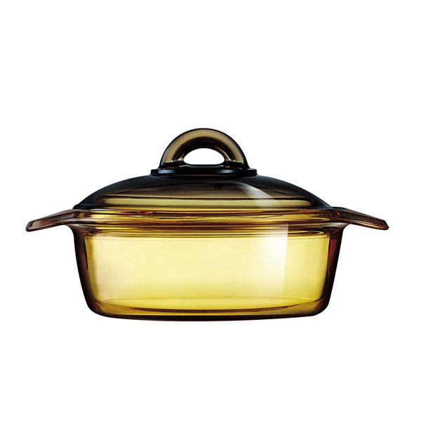 Luminarc Vitroline Amberline Blooming Casserole 1L -1pcs