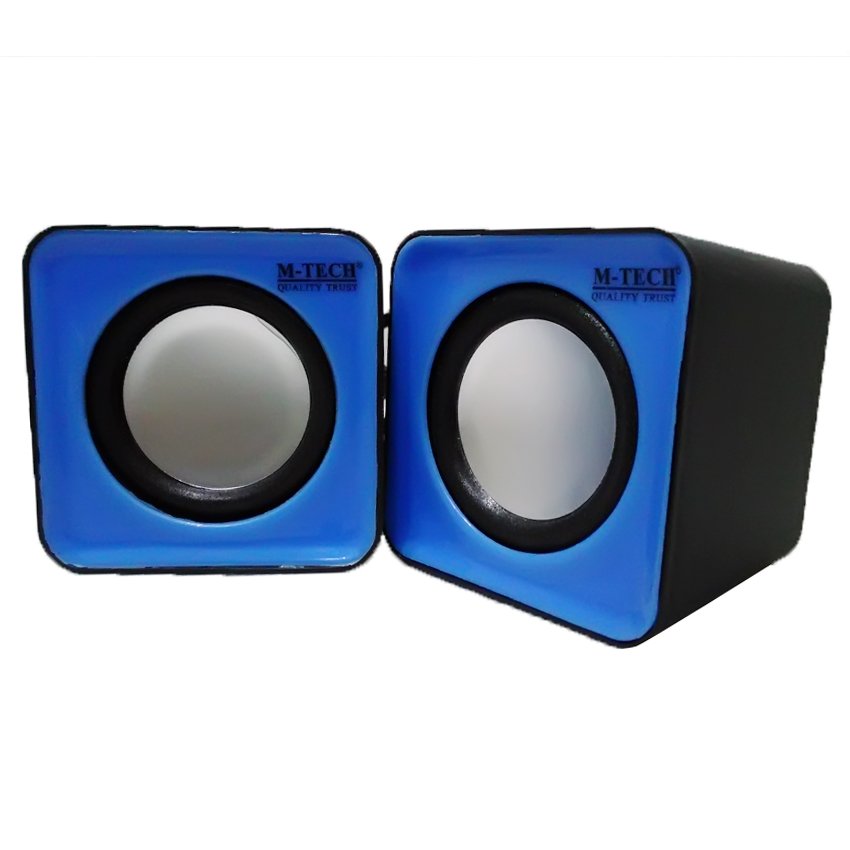 M-Tech Speaker Portable Laptop Notebook Stereo - M-Tech 01 - Biru