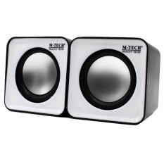 M-Tech Speaker  Portable Laptop Notebook Stereo - M-Tech 01 - Putih