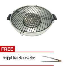 Maspion Fancy Grill 33 cm + Gratis Jepitan Stainless Steel