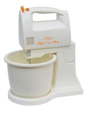 Maspion MT-1140 Hand & Stand Mixer - Cream