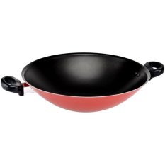 Maxim Wajan Valentino Set / Teflon - Merah-Hitam