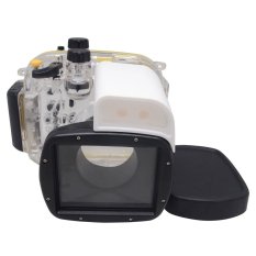 Mcoplus 40 M/130ft Kamera Underwater Perumahan Tahan Air Menyelam Case untuk Canon PowerShot G1X