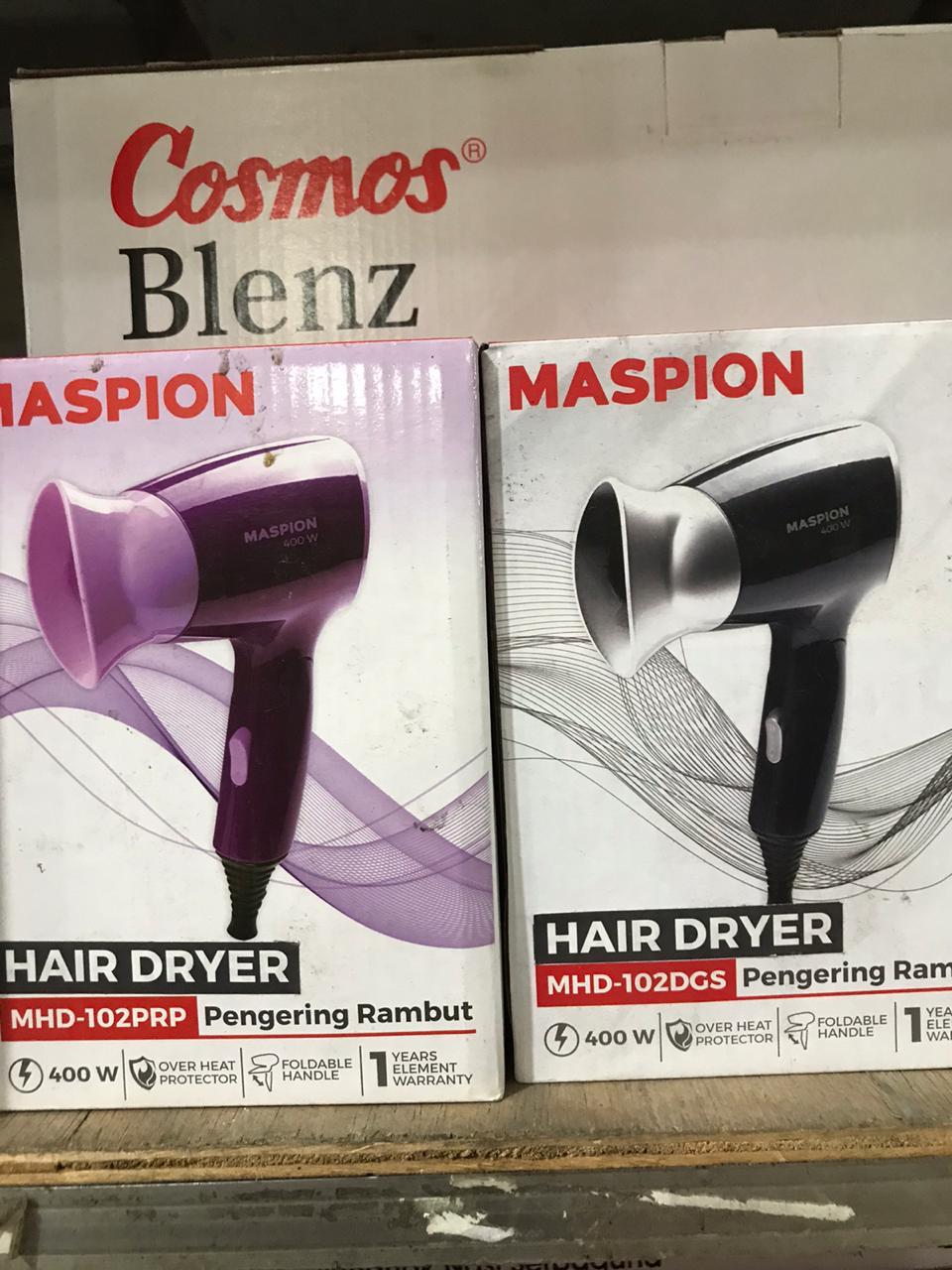 Hair dryer Pengering Rambut MASPION hair dryer MHD-104WP Maspion