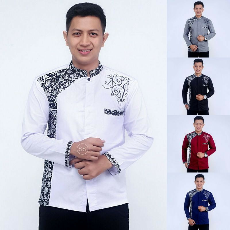 Model Baju Koko Pria Terbaru 2021 / Harga Baju Muslim Import Pria