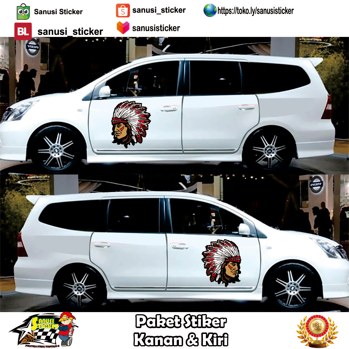 Bisa COD Promo Paket Stiker Mobil Decal Stiker Cutting Stiker Desain Apache 3D V1 Murah Meriah Berkualitas Lazada Indonesia