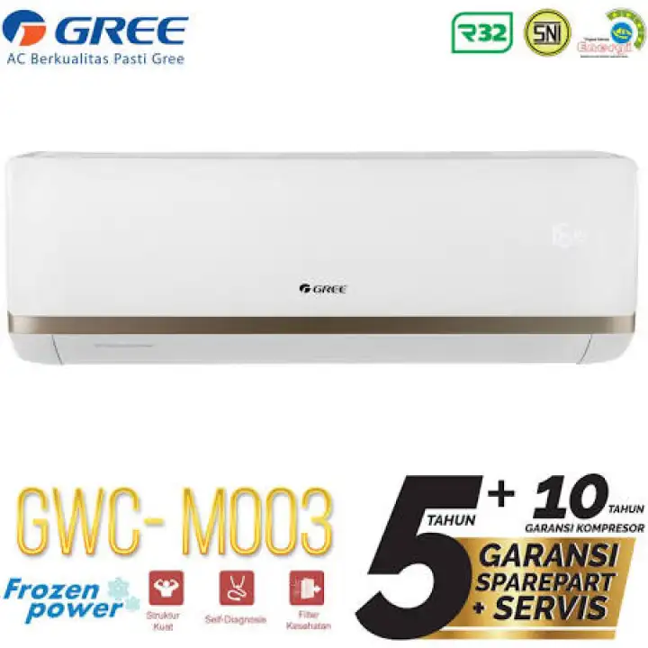 Ac Gree Split Wall 3 4 Pk Low Watt Gwc 07c3e Lazada Indonesia
