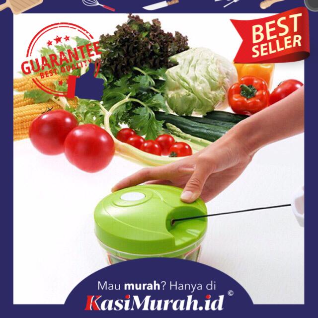 KASIMURAH Speedy Chopper Choper Chooper Coper Blender Tarik Alat Pencacah Bumbu Daging Bawang Cabe