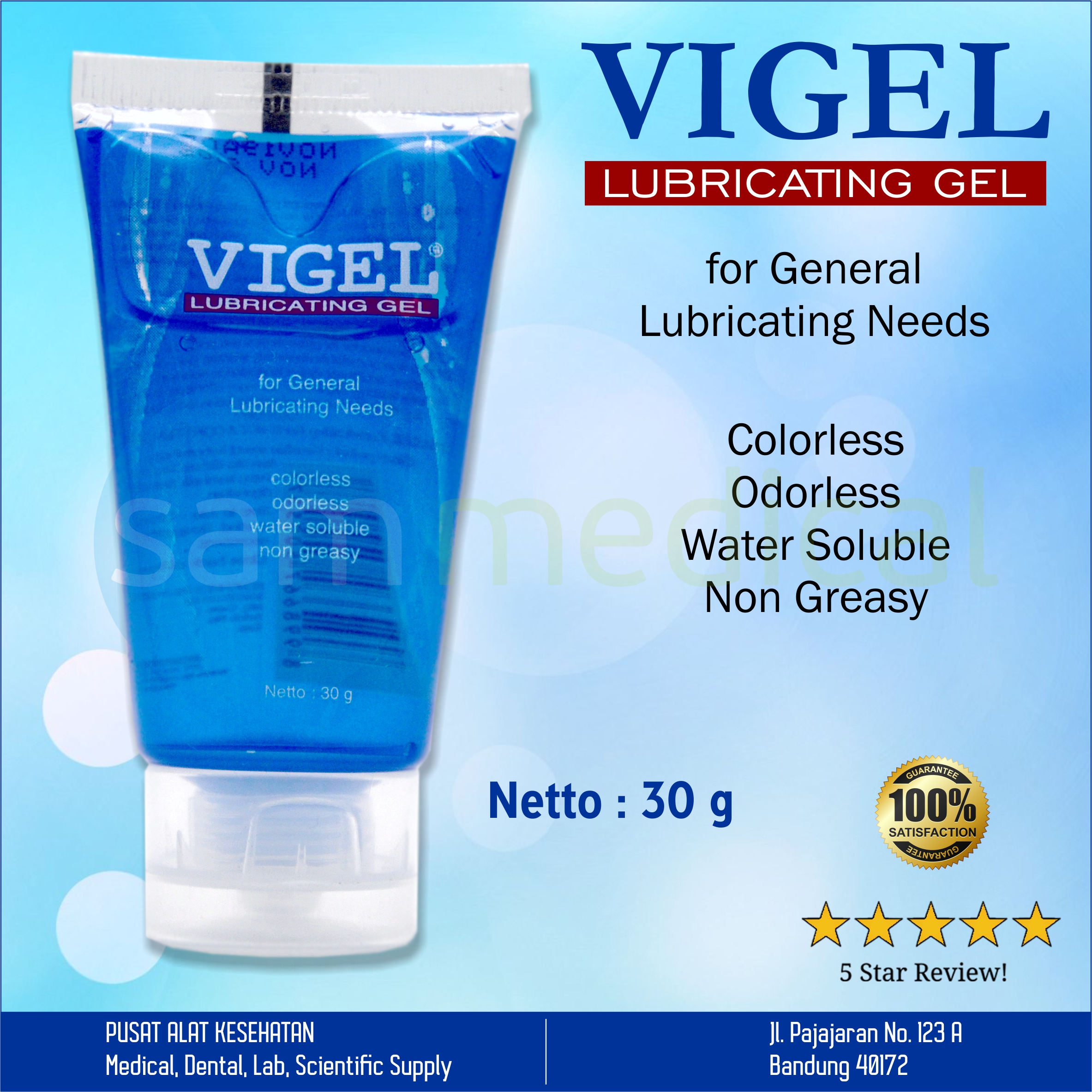 Vigel Lubricating Gel 30gr | Lazada Indonesia