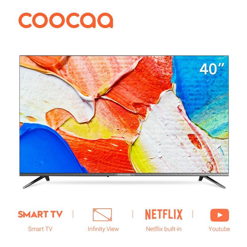 COOCAA LED TV 40 inch Smart TV - Wifi - FHD Panel - Netflix - Slim - USB/HDMI (Model : 40TB5000)