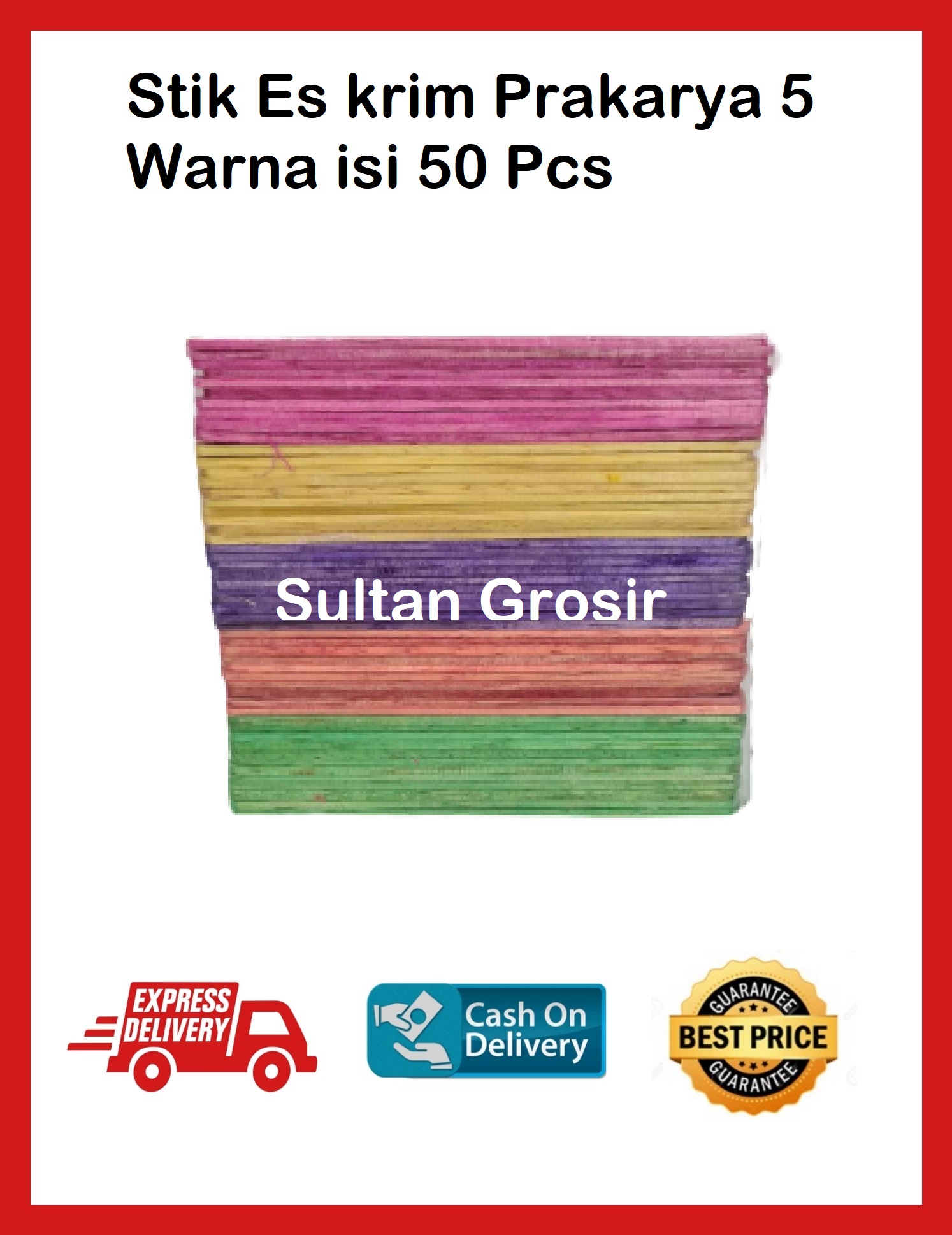2 PAK STIK ES KRIM WARNA / MAINAN STIK ES KRIM | Lazada Indonesia