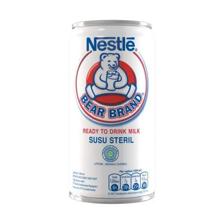 Nestle Bear Brand Susu Sapi Asli Siap Minum 189ml Lazada Indonesia Nestle Bear Brand Susu Sapi Asli Siap Minum 189ml Lazada Indonesia