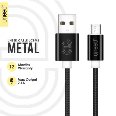 UNEED Nylon Kabel Data Micro USB / iPhone Lightning / Type C Fast Charging 2.1A