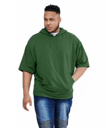 Jaket Hoodie Lengan Pendek Short Sleeve 