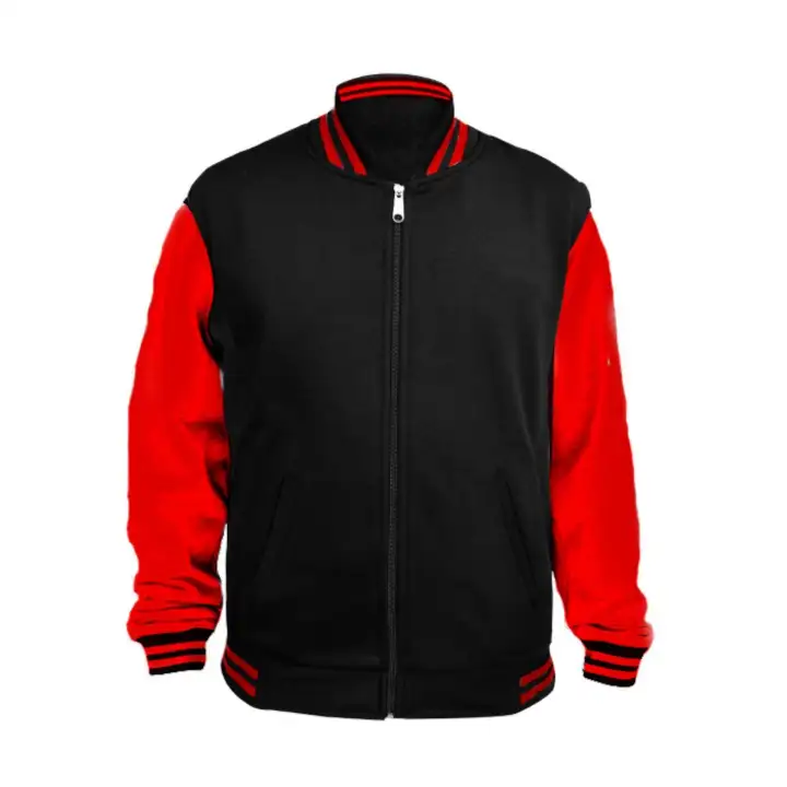 jaket varsity zipper