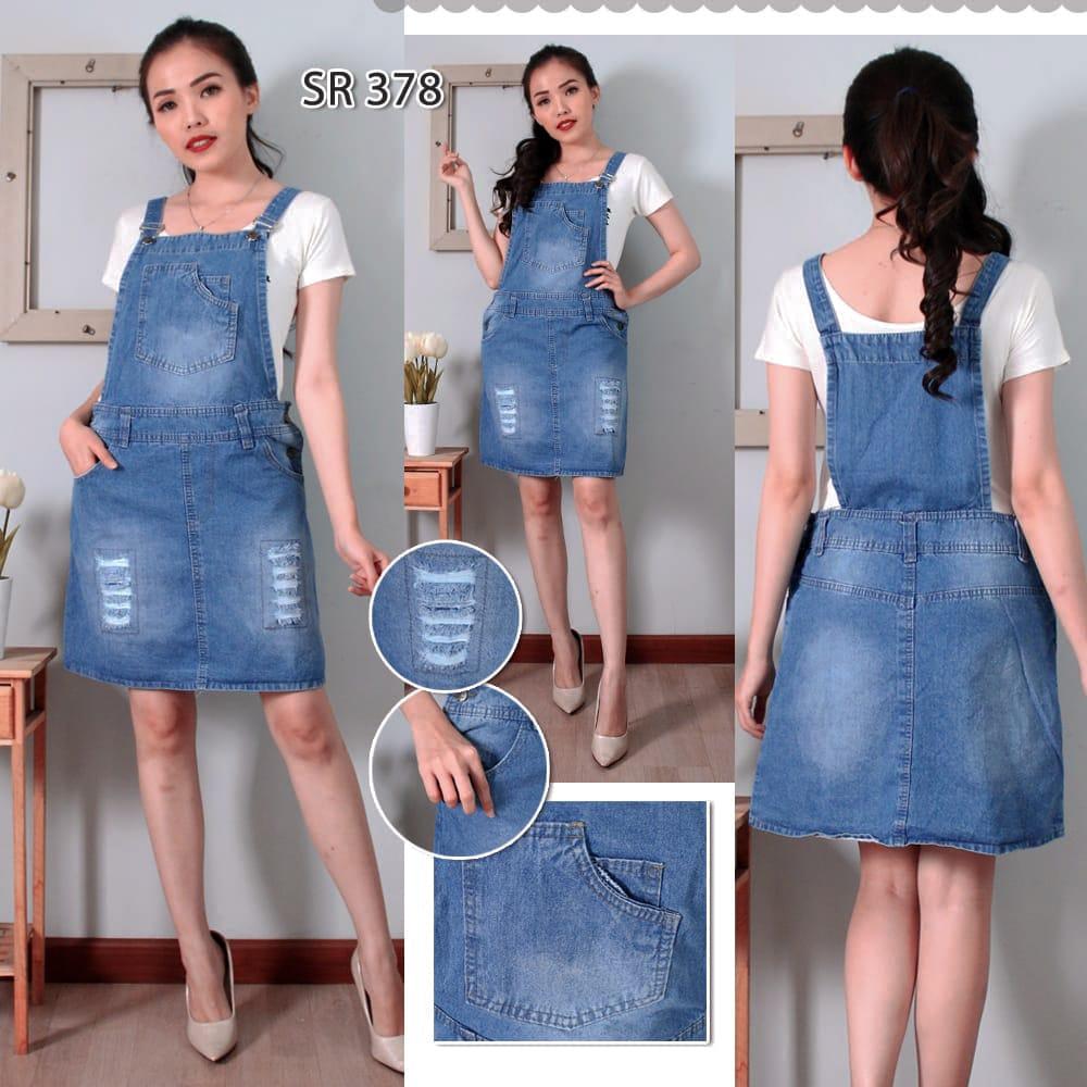 JR Rok Baju Jeans - Fashin Wanita Terbaru 2019 - Quality Premium – RB Dongker OVERALL ROK 402 & 378