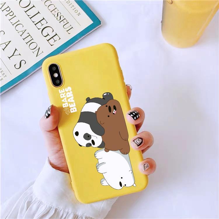 Casing Soft Case TPU Motif We Bare Bears UNTUK OPPO a37 A57 A83 A3S F1S F3 F5 F7 F9 F11pro