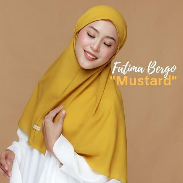 Jilbab Hijab Instan Khimar Syari Fatima Bergo Tali Terpopuler