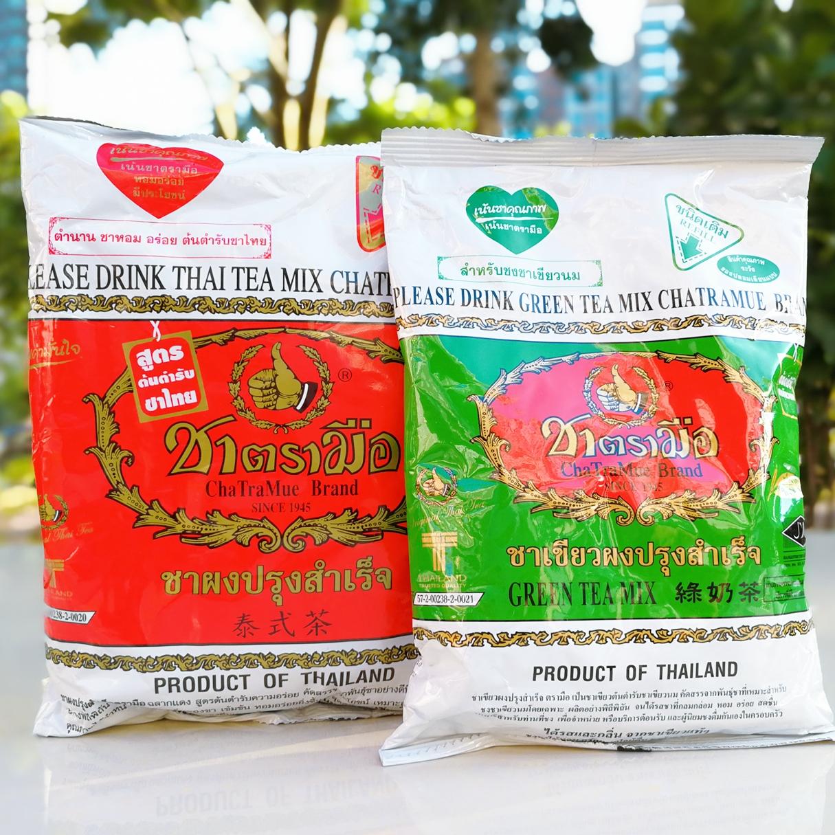 Ngemil Sehat Paket thai tea chatramue original + green tea ( Expired 2021) Ready
