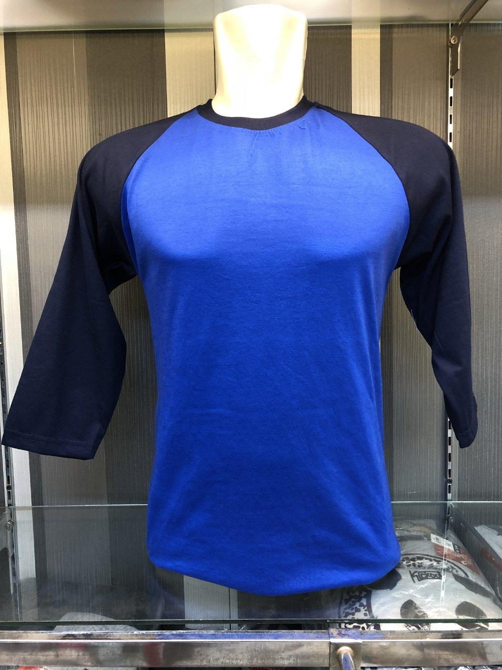 Termurah 3/4 Raglan Polos 3/4 Warna, Kaos Raglan 3/4, Reglan Pria, Reglan Warna