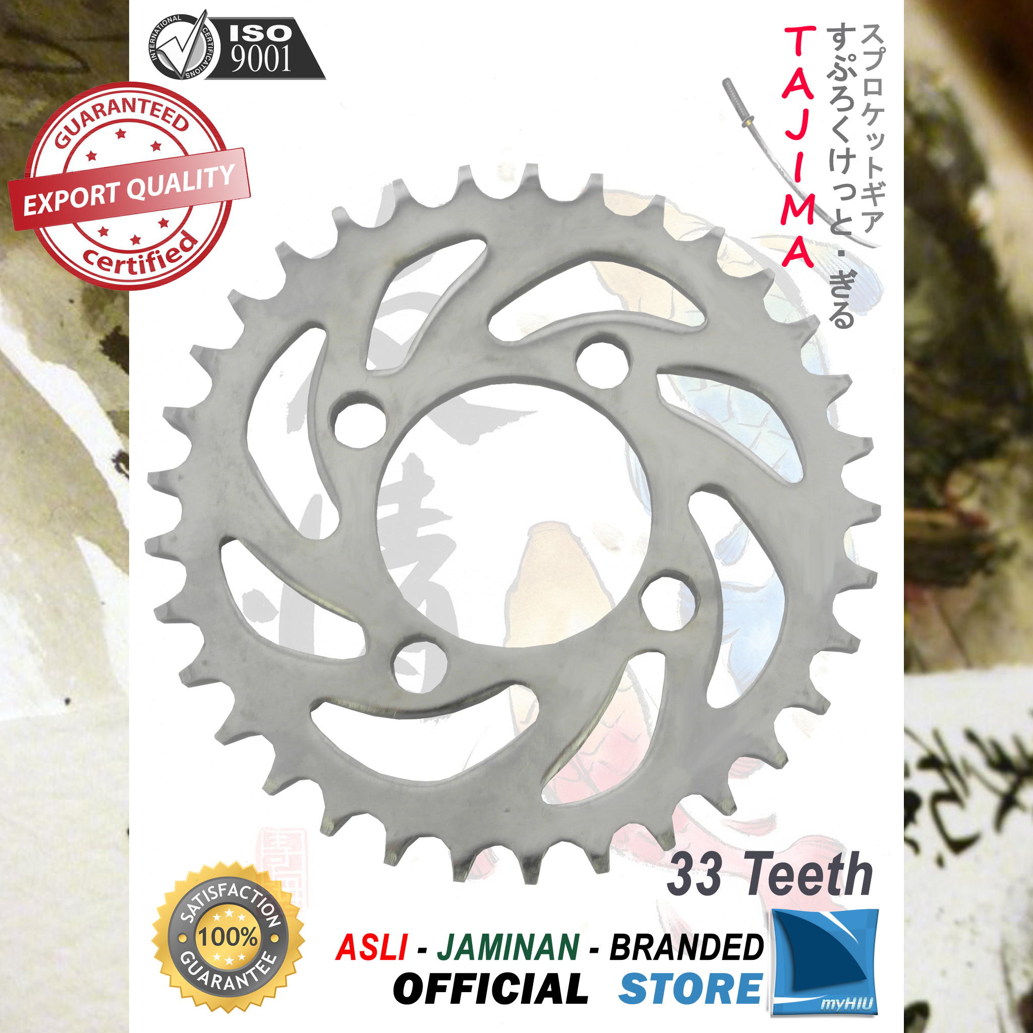 Gigi Tarik 428-33T KAWASAKI ZX 130 Gir Belakang Sprocket Gear