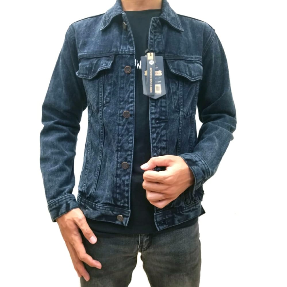 Jual Dark Denim Jacket Womens Terbaru 