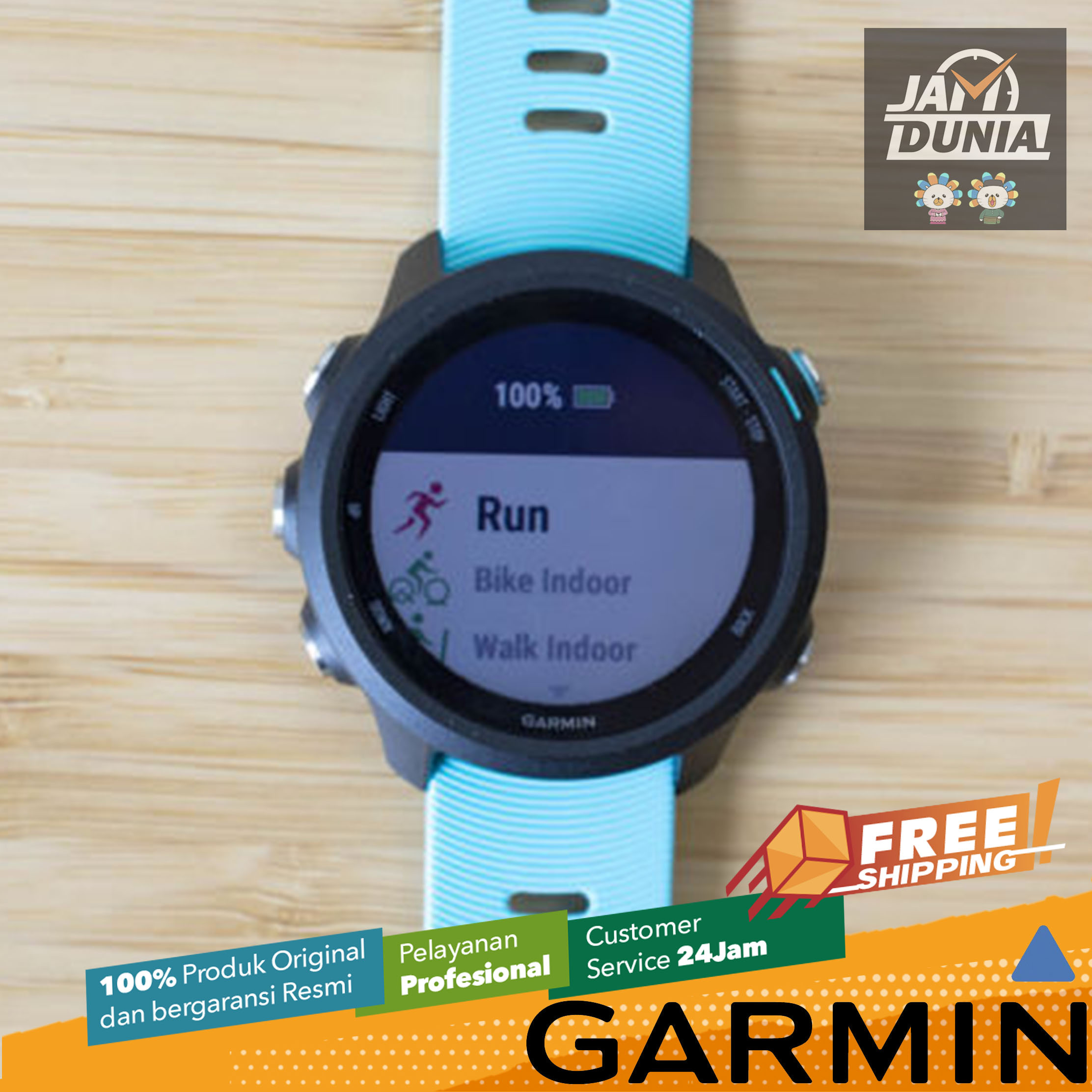 GARMIN ORIGINAL SMARTWATCH GARMIN FORERUNNER 245 MUSIC AQUA