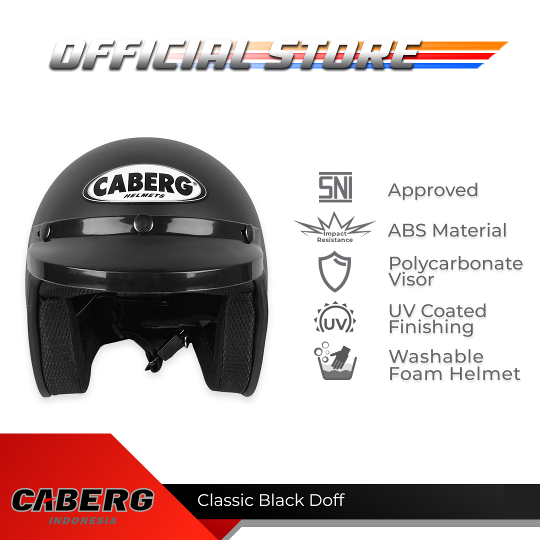 helm caberg half face - Protein Burger