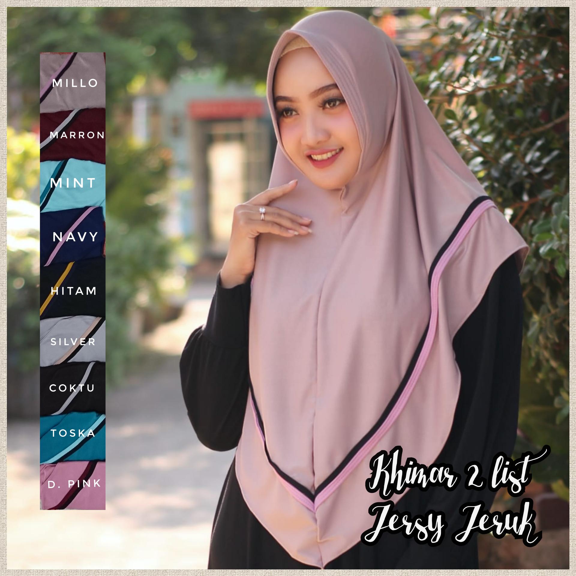 Khimar Instan Harian 2 list Murah / Jilbab Hijab Muslim