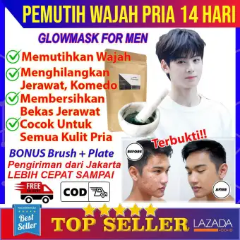 Jual Masker Wajah Halal Biutimask Spirulina Jakarta Timur Masker Pemutih Wajah Ori Tokopedia