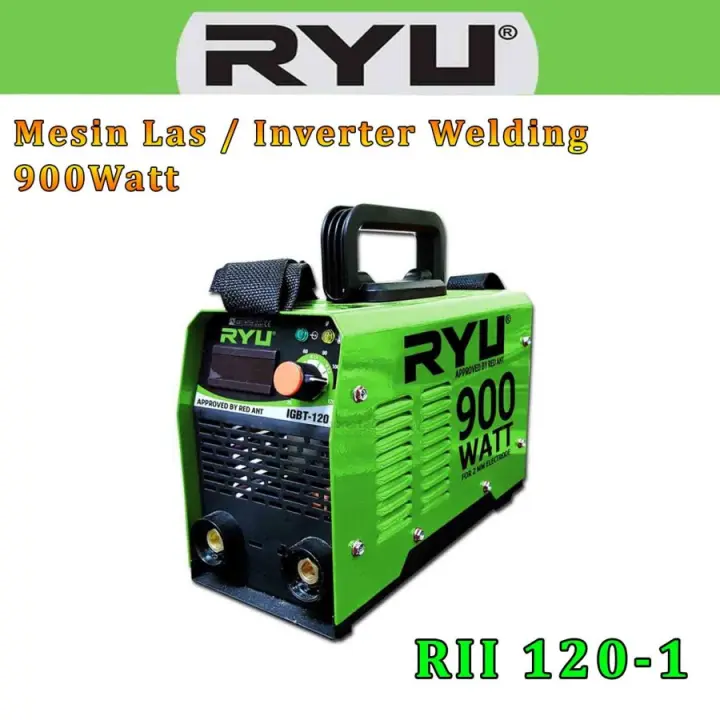 Terbaik Ryu Mesin Las 900 Watt Inverter Welding Travo Igbt Rii 120 1 Mesin Las Listrik