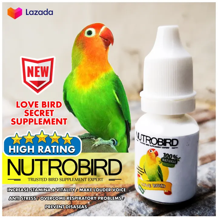 Suplemen Burung Nutrobird Asli Multivitamin Lovebird Obat Gacor Obat Burung Kicau Original Bisa Cod Lazada Indonesia