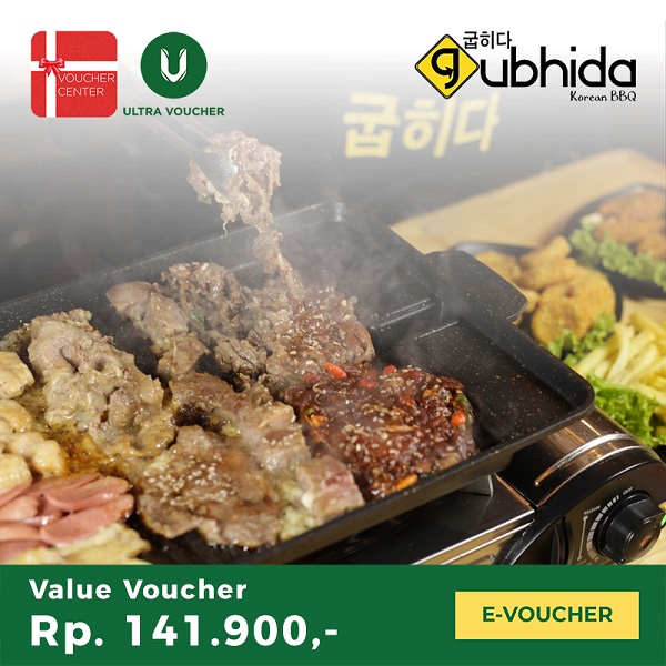Gubhida Korean BBQ Voucher Value Rp 141.900 Digital Code Lazada