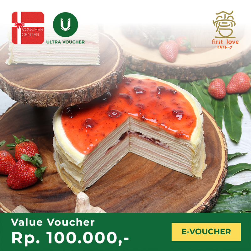 First Love Patisserie Rp. 100.000 Voucher Value Digital Code Lazada