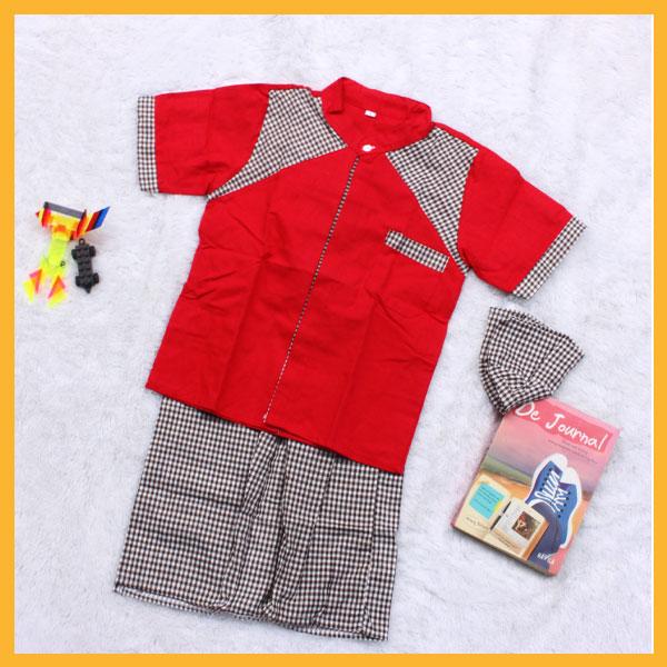 Sarkoci Sarung koko peci anak Al-hijri size 5-8 tahun asterrykids