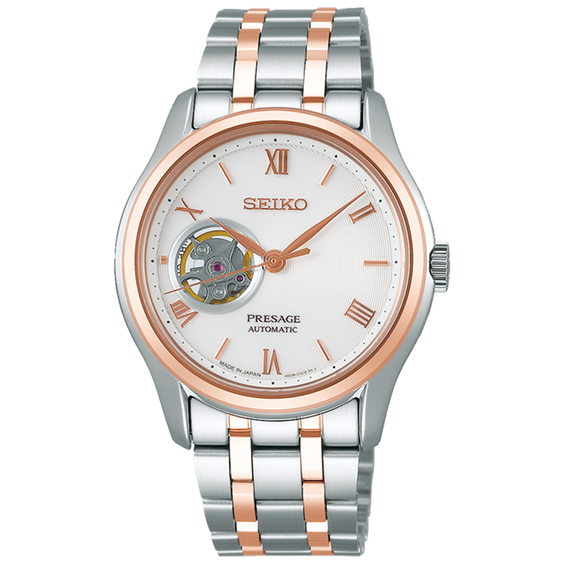 SEIKO ORIGINAL - PRESAGE - SEIKO SSA412J1 - Men RO - Silver - Stainless  Steel - Diameter 3.8 CM. Water Resist 30 Meter Jamdunia / Jam dunia JD19 #  Jam Tangan Pria