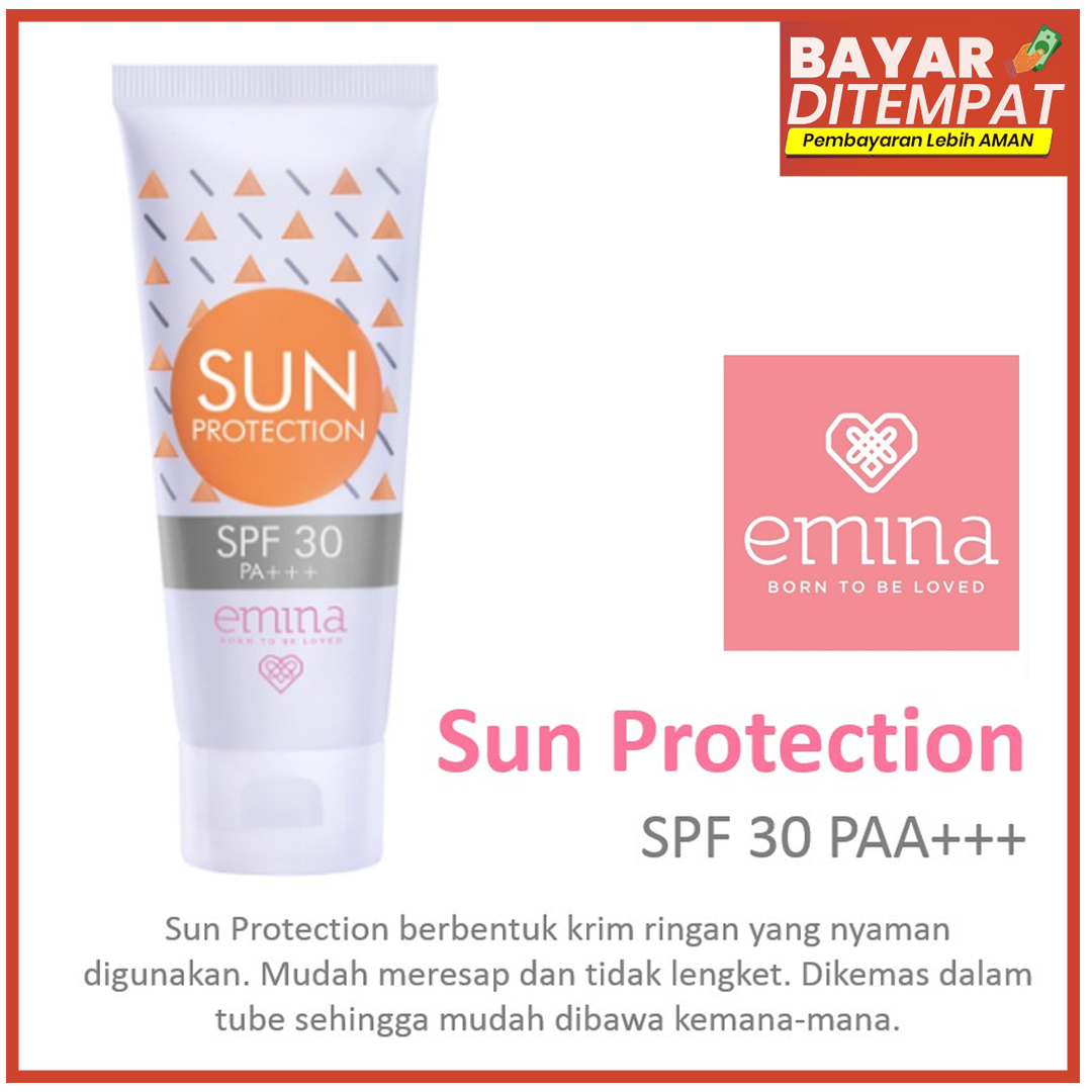Hasil Terbukti Cream Pelindung Kulit Bpom Emina Sunscreen Emina Sun Protection Spf 30 Pa 100 Original Bpom Sunblock Pelindung Sinar Uv Matahari Sunglasses Wania Pria Sunscreen Emina