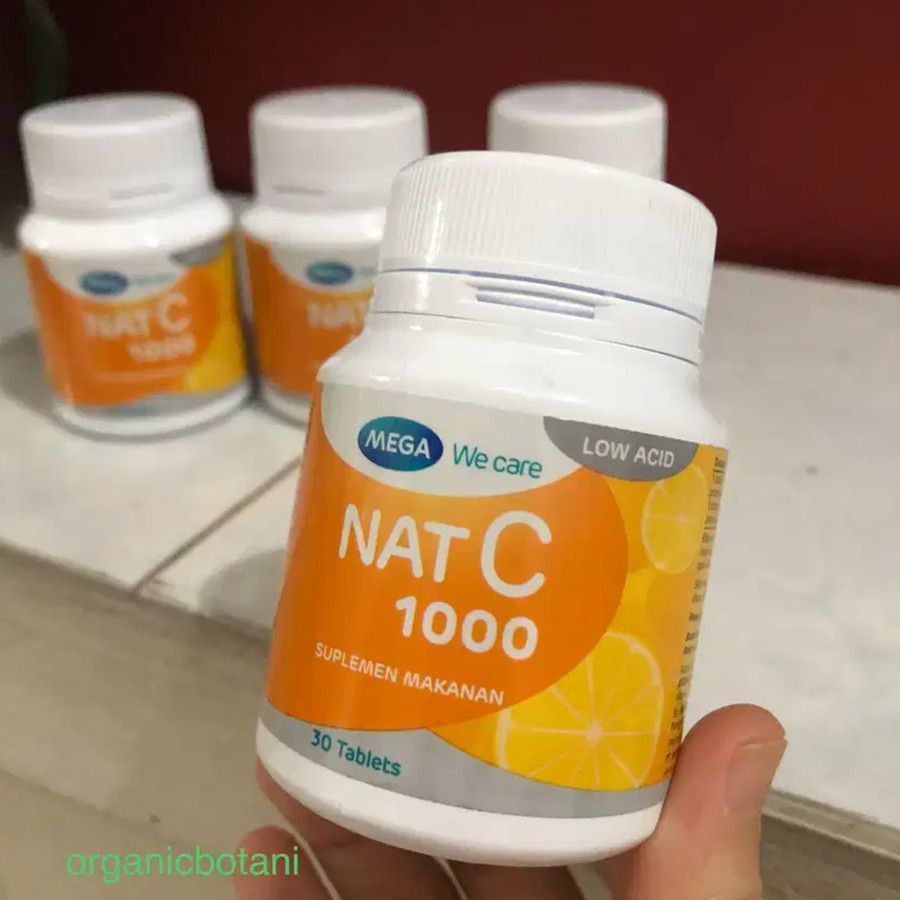 Ready COD Mega We Care NAT C 1000 Isi 30 Tablet | Vitamin Nat C 1000 Mg ...