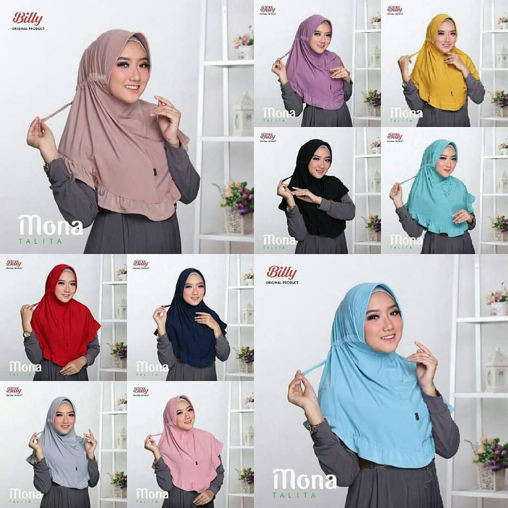 (Paket 10pcs) Hijab Serut Rempel Kriwil Jokowi Jilbab Khimar Harga GROSIR
