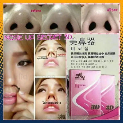 [BISA COD] 3D Secret Nose Pemancung Hidung Instant Korea Original / Nose Secret