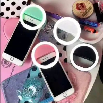 Ring Light Selfie LED For Smartphone / Portable Mini Selfie LED Ring Flash Fill Light Clip