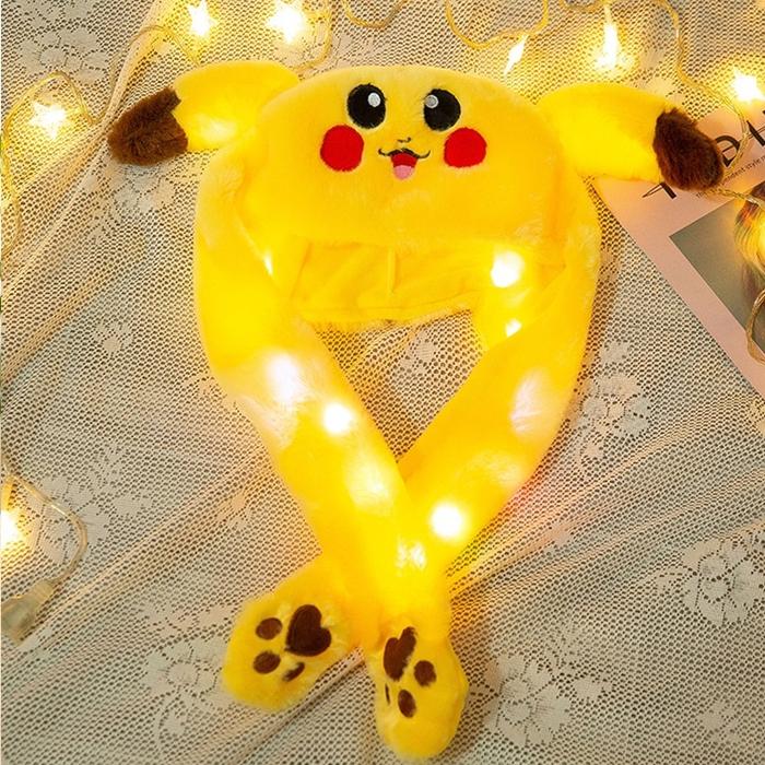 bunny hat pikachu led