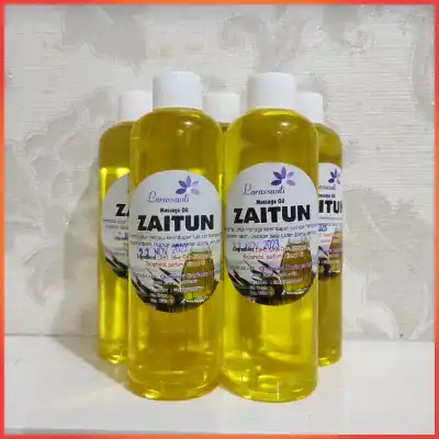 Minyak Zaitun Message Oil Larasanti 250ml Kuning / Zaitun Massage Oil / Massage Oil / Spa Oil / oil