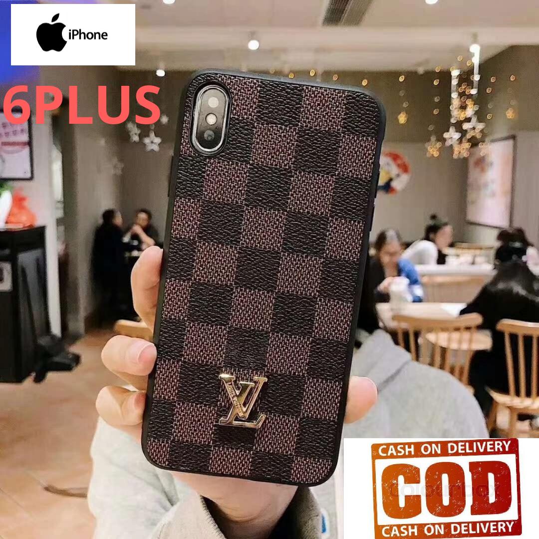 LV Damier + LV Logo Iphone 6/6+/7/7+/8/8+/X / Oppo F1S/ F5/ F7/ F9 / A3S /A5S/F11/F11pro VIVO Y71/Y91/Y93/Y95/V7PLUS/V11PRO/V15/V15PRO